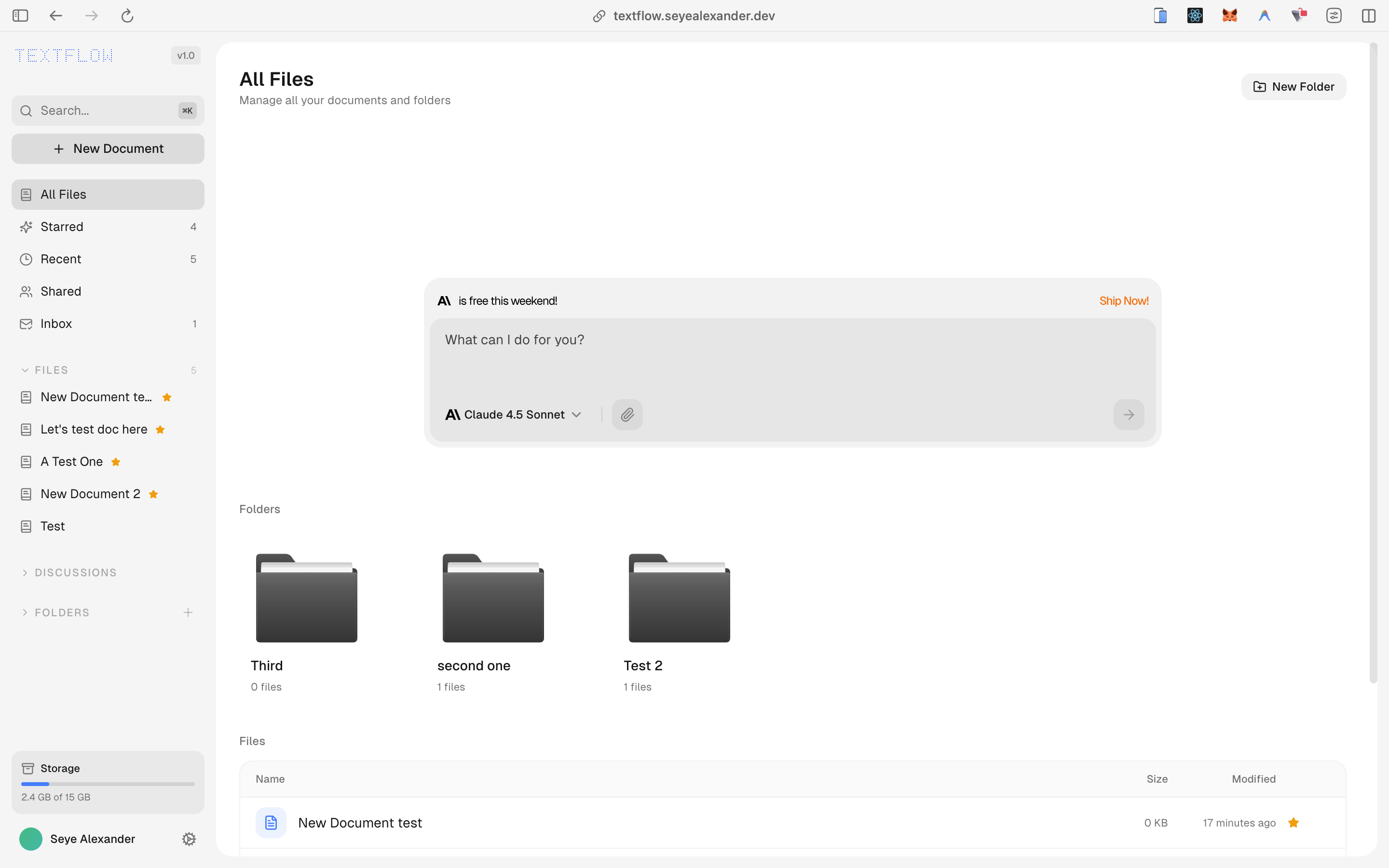 TextFlow Screenshot 0